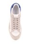 - Beige Suede, White Leather Lace-Up Men's Sneakers 666-23 - 6