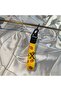 X Kissed Yellow Cloth Keychain Good Quality Auto-Moto Accessory 19cm Double Sided Print