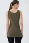 2026 Model Compact Cotton Elastane Long Women's Tank Top - Thick Strap - 5