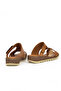 , Women's Genuine Leather Slippers 1411008Z012 Tan - 3