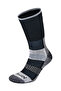 Voyager 2.0 Thermal Merino Wool Fully Cushioned Outdoor Hiking Socks - Black/Grey - 6