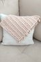 Knitted Decorative Pillow & Throw Pillow Cover with White Fabric Cover - 3