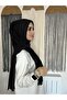 شال أسود مطوي جاهز - 3