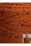 Viscose Cotton 3mm 6mm Coarse Sequin Knitting Yarn Color Orange/Orange Sequin Visual Net 200 Gr