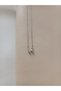 Xuping Women's Silver Color Zircon Stone H Letter Steel Necklace