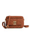 Quilted Women's Bag - Adjustable Strap, Zippered, 2 Compartment Hand and Shoulder Bag - 3