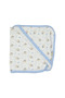 Baby Blanket 2 Pcs Unisex 0/24 Months 80*90 Single Layer Combed Combed Hooded Blanket - 3