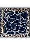 وشاح حريري Twill باللون الأزرق الداكن - الحنين 8653-21 - 5