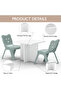 CH01 Ergonomic Child Desk 8050 Low height With Round Edges White Single Table 60x50cms) - 3