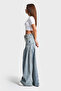 Women's T.Jeans Color 3S5-65 Elephant Leg Super Loose Fit 100% Cotton Denim Jeans - 4