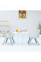 CH01 Ergonomic Child Desk 8050 Low height With Round Edges White Single Table 60x50cms) - 4