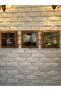 Set of 3 Stone Painting Boards with Solid (Wood) Frame 26X26 Set