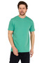 Men's Navy Color Basic Cut Crew Neck 100% Cotton 2-Piece T-Shirts Pack - 4