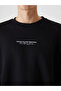 Xside black crew neck long sleeve Printed men's sweatshirt - 3