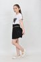 Girl's Butterfly Print T-Shirt Black Pleated Skirt Suit April 23Th October 29Th Show Outfit - 5