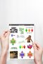 Game Temalı Laptop Notebook Tablet Sticker Set 16 - 3
