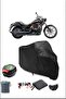 Black Kawasaki Vn 900 Custom Special Rear Bag Compatible Waterproof Motorcycle Cover