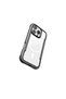 iPhone 16 Pro Max Compatible Airbag Raptic Shield Series Transparent Back Surface Cover Black - 3