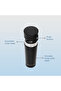 Insulated Tumbler Water Bottle - Black, 500ml - 4