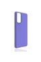 Galaxy S20 Fe Case Soft Smooth Soft Silicone Cover Piping - Purple