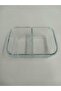 Feyzade Fresh Two-Section Interlocking Glass Storage Container 1 Piece 1120Cc Rectangular (Frs-297) - 7