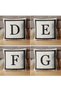 Letter Cushion Cover - Letter Y - Gift Decorative Cushion Cover 43 X 43 cm Cream-Black - 3