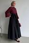 Black Linda Belted Maxi Skirt - 6
