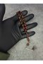 Barley Cut Moire Powder Amber Prayer Beads - 4