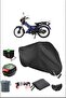 Black Mondial 100 Hyena X Rear Bag Lock Compatible Waterproof Canvas (Motorcycle)