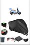 Black Regulation Visal 125 Backpack Lock Compatible Waterproof Canvas (Motorcycle)