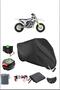 Black Husqvarna Tc 50 Mini Rear Bag Lock Compatible Waterproof Canvas (Motorcycle)