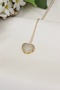 Steel Curved Heart Necklace - 4