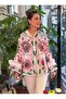 Linen Printed Flounce Shirt |   New Season