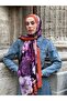 Rose Pattern Bamboo Shawl