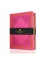 1181 Vintage Old Book - 14x20cm, 80gr, Lined Fuchsia Notebook - 5