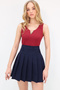 Women's Burgundy Accessories Detail Overalls Sleeveless Blouse Alc-X13510 - 2