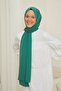 Medina Silk Series Emerald Green Shawl - 2