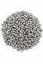 6mm Nickel / Silver Color Metal Iron Ball Beads, Jewelry Making Beads (25gr ~85 Pieces)