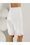 Women's Long Combed Cotton Underwear White Mb002 - 3