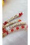 Mustafa Kemal Atatürk Red Transparent Crystal Beaded Starry 30 August Keychain - 2