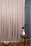 Plain Tulle Curtain Grek Powder Pink, 300x260, Sparse Pleat, 1/2