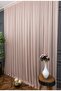 Plain Tulle Curtain Grek Powder Pink, 300x260, Sparse Pleat, 1/2 - 2
