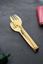 Güvenplast Gold Salad Tongs