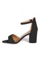 L13 Black Polka Dot Heeled Summer Women's Shoes - 4