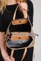 Guaranteed. 3-Compartment Women's Large Size Handbag and Adjustable Long Strap Women's Crossbody Bag - 3