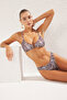 Zebra Desenli Aksesuarlı Bralette Kaplı Regular Normal Bel Bikini Takımı TBESS25BT00054