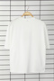 Unisex Ecru Crop/Short Fit Flower Embroidery 100% Cotton Tough Fabric T-Shirt Tmnss25Ts00098 - 9
