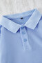 Mavi Erkek Çocuk Basic Regular/Normal Kalıp Polo Yaka Kısa Kol Örme T-Shirt TKDSS25TS00076 - 2