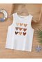 Cartoon Character Printed Sleeveless Children's T-Shirt