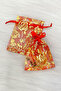 Red Rose Henna Cookie Engagement Gift Bag 100 Pieces Size 7X9Cm, Wedding Wedding Bride Mevlüt Circumcision - 2